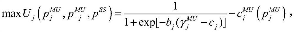 Power allocation method and its modeling method based on two-layer non-cooperative game theory in ultra-dense networking