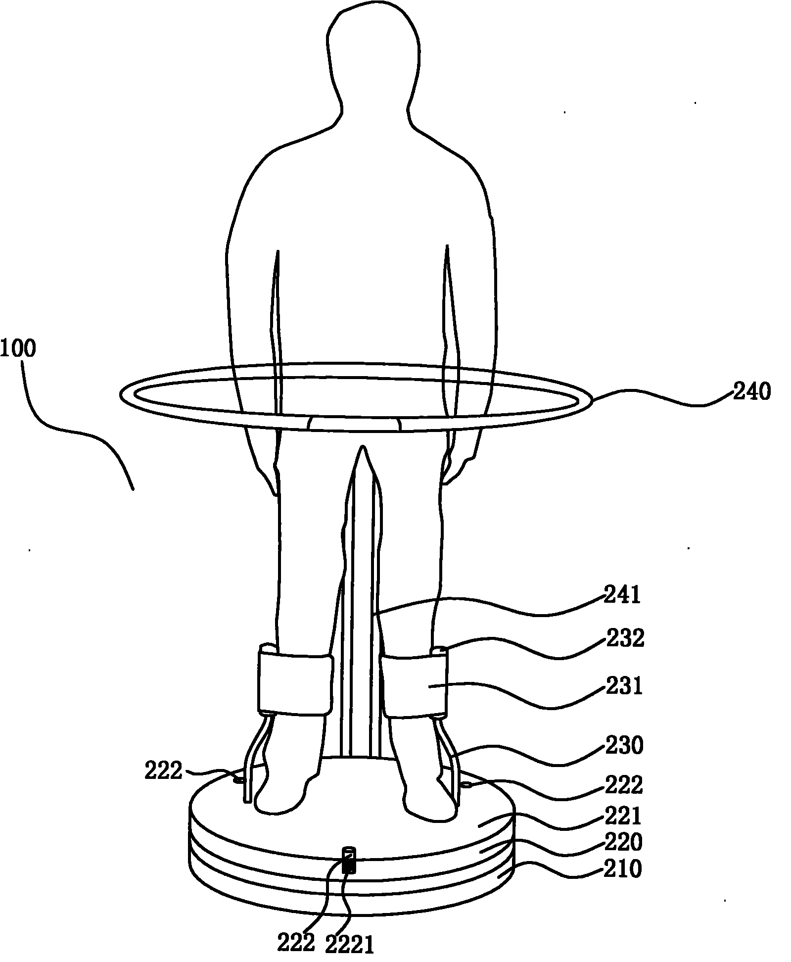 Incline body building device