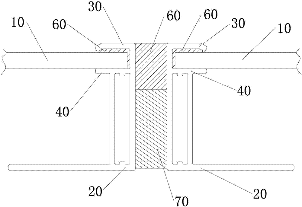 Gap-filling adhesive-sealing structure of solar photovoltaic modules