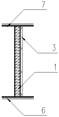 Chemical foaming cement fireproofing heat-preservation structure and preparation method thereof