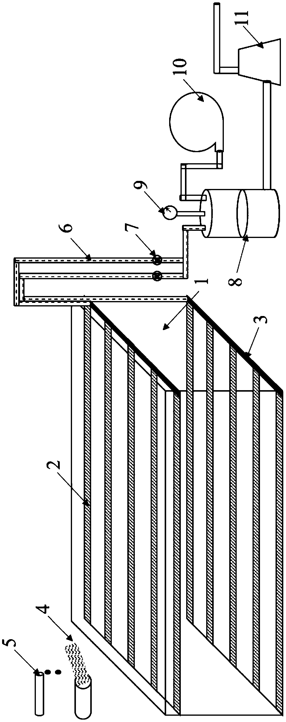 Method for reinforcing high-moisture content hydraulically filled soft soil through chemical and horizontal vacuum preloading drainage-combined mode