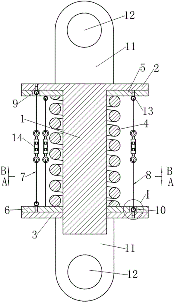 Spiral spring damper capable of achieving early stage rigidity adjustment