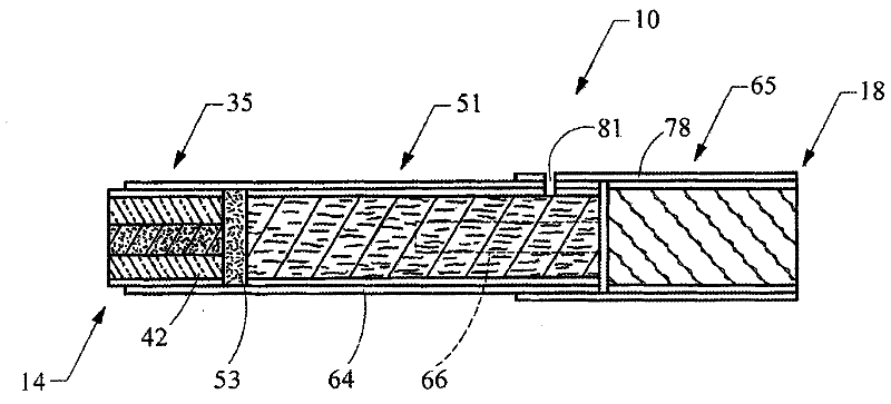 Segmented smoking article with insulation mat