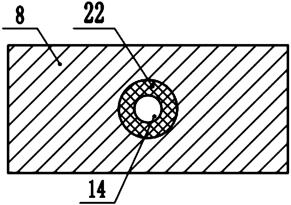 Fertilizing device for nursery stock planting