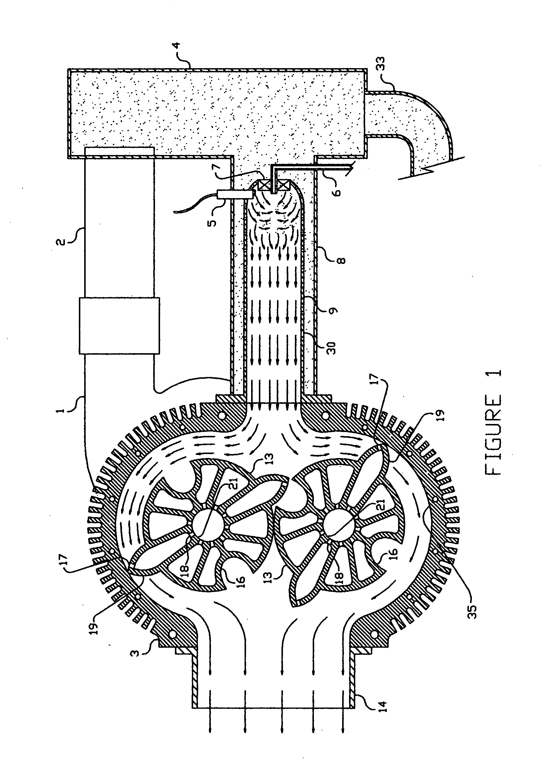 Open-cycle internal combustion engine