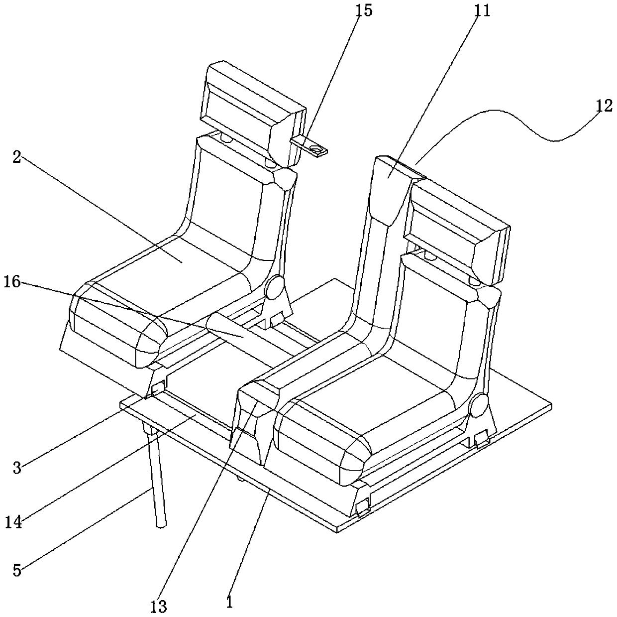 Automobile rear seat mechanism convenient for cerebral thrombosis patient to sit and using method thereof