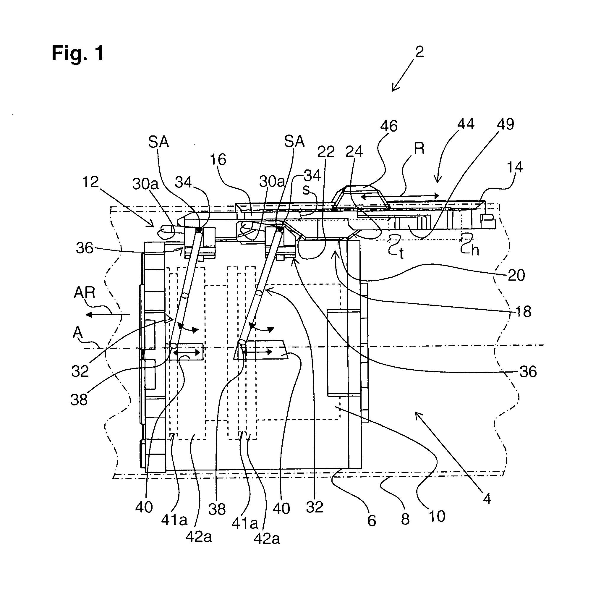 Electrical tool with a multi-stage gear transmission