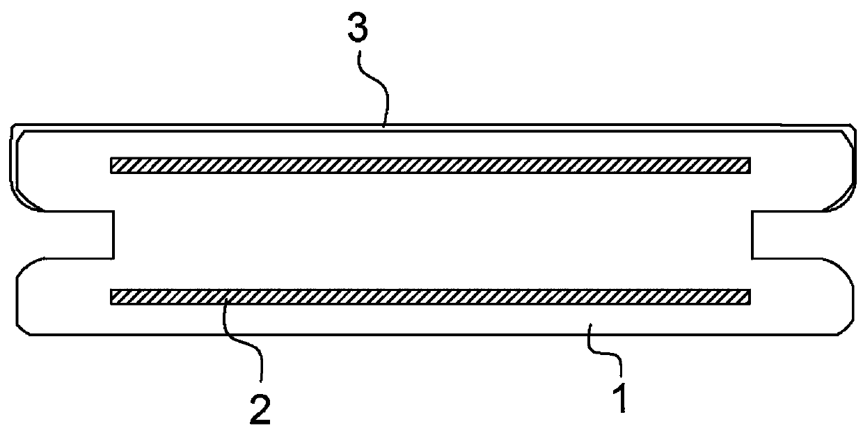 Composite floor and preparation equipment group thereof