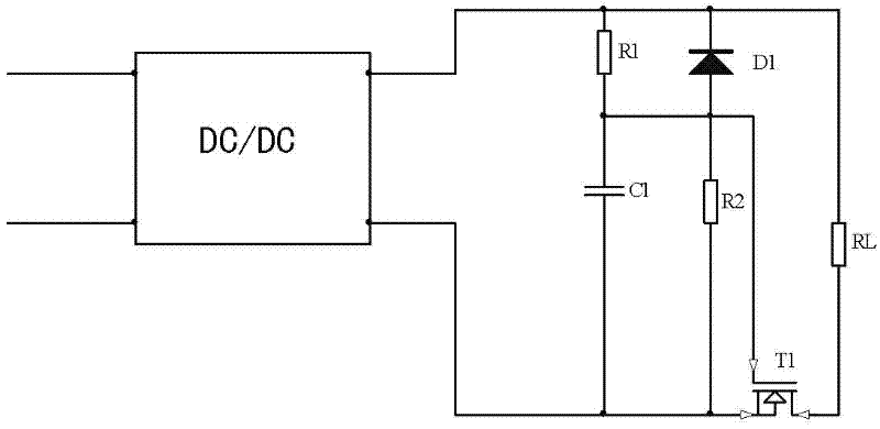 Short-circuit protection method for buffer output of DC/DC (Direct-Current/Direct-Current) power supply converter and buffer output circuit