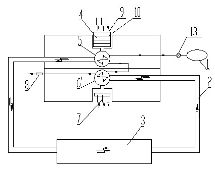 Pneumatic cooling and air purifying system