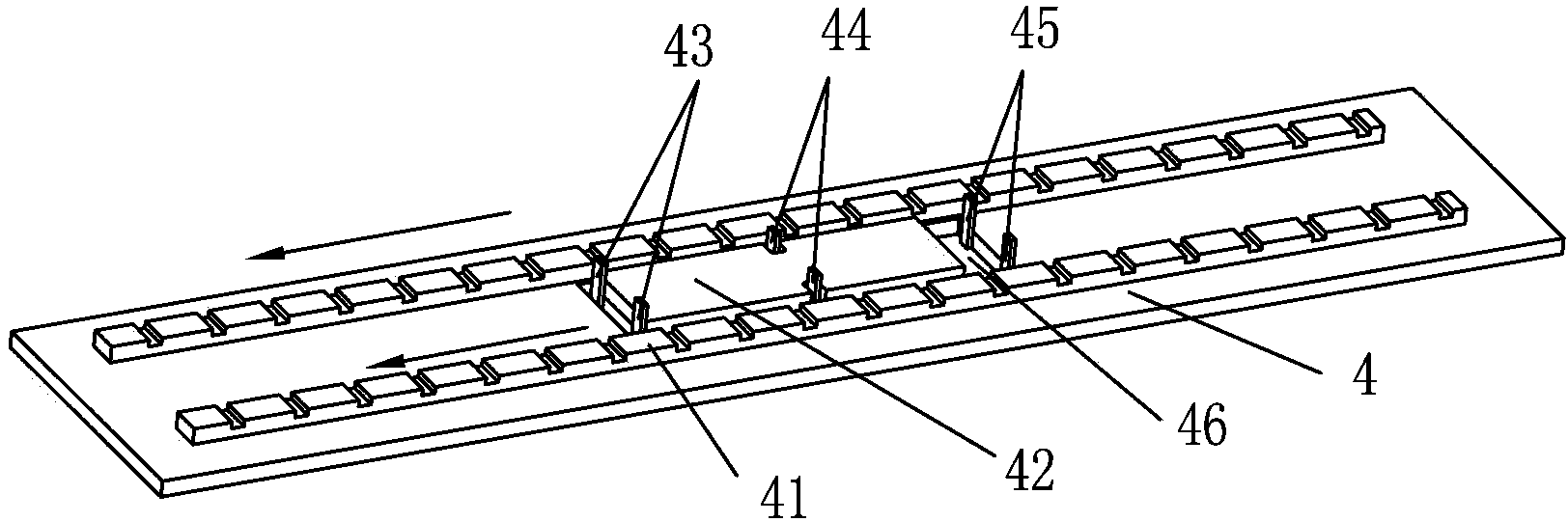 Conveying device of dispensing machine
