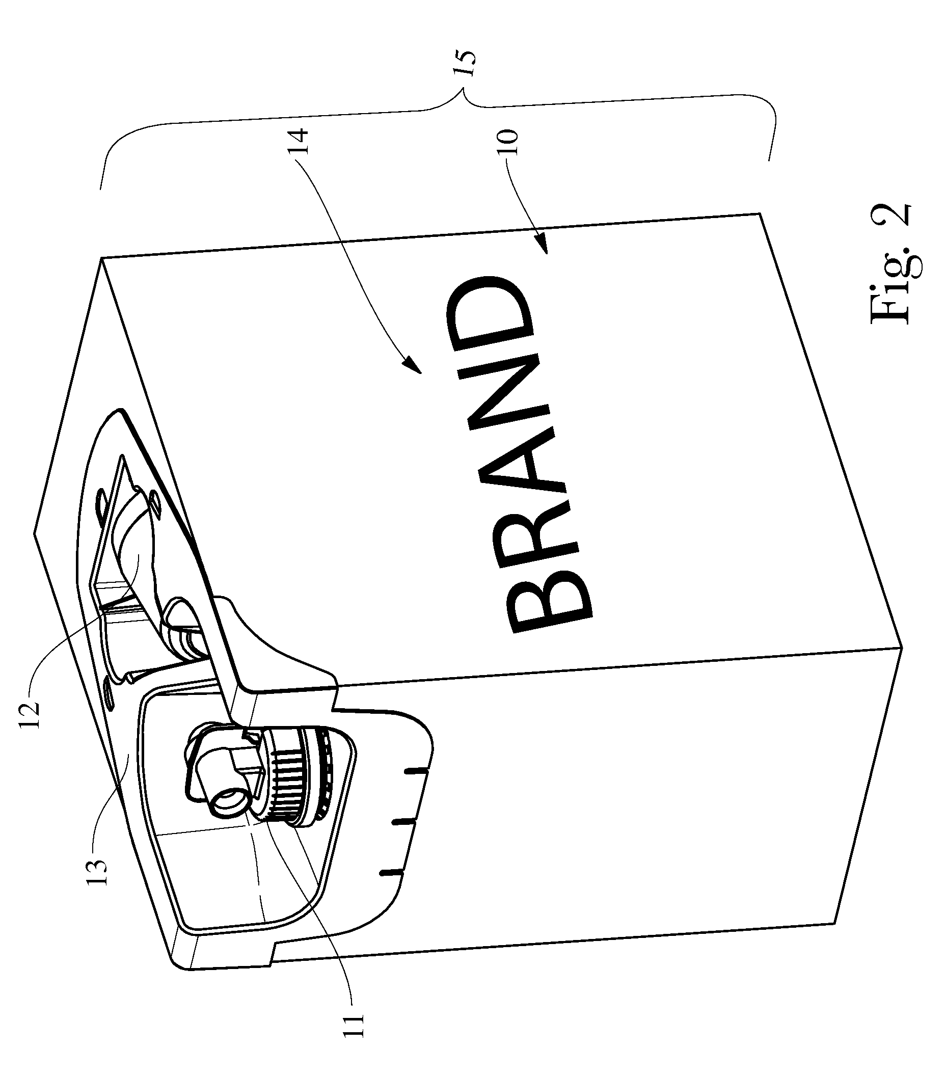 Bag-In-Box Package with Integrated Cup
