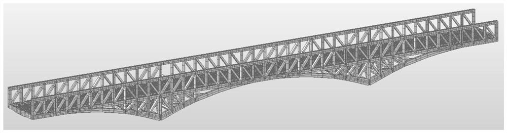 Static and dynamic load test method suitable for large steel aqueduct structure