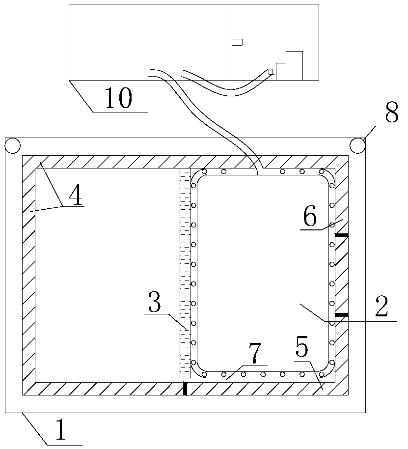Model test device and method for foundation pit supporting system