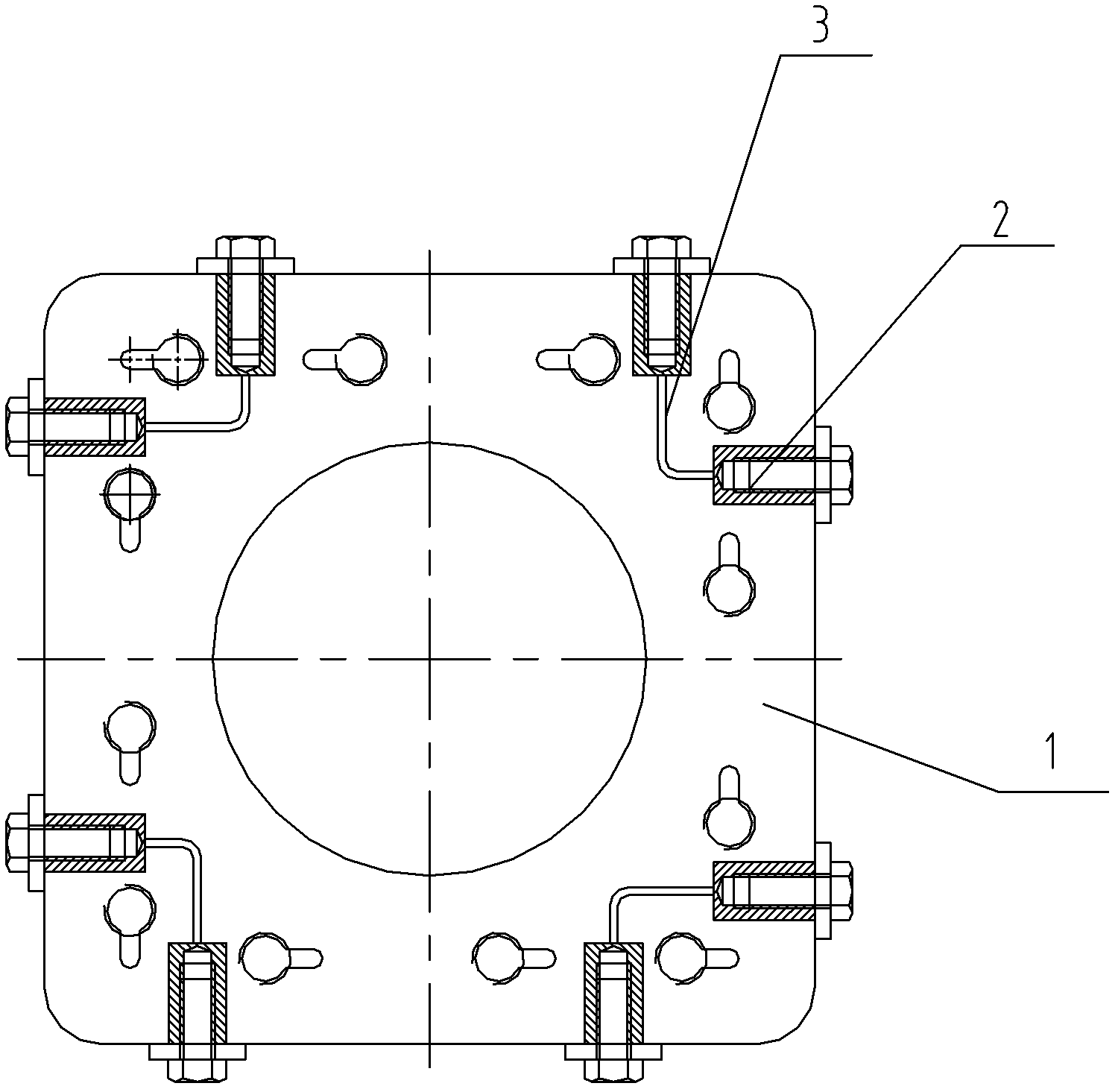 Single nut seat assembly type pulling-resistant joint