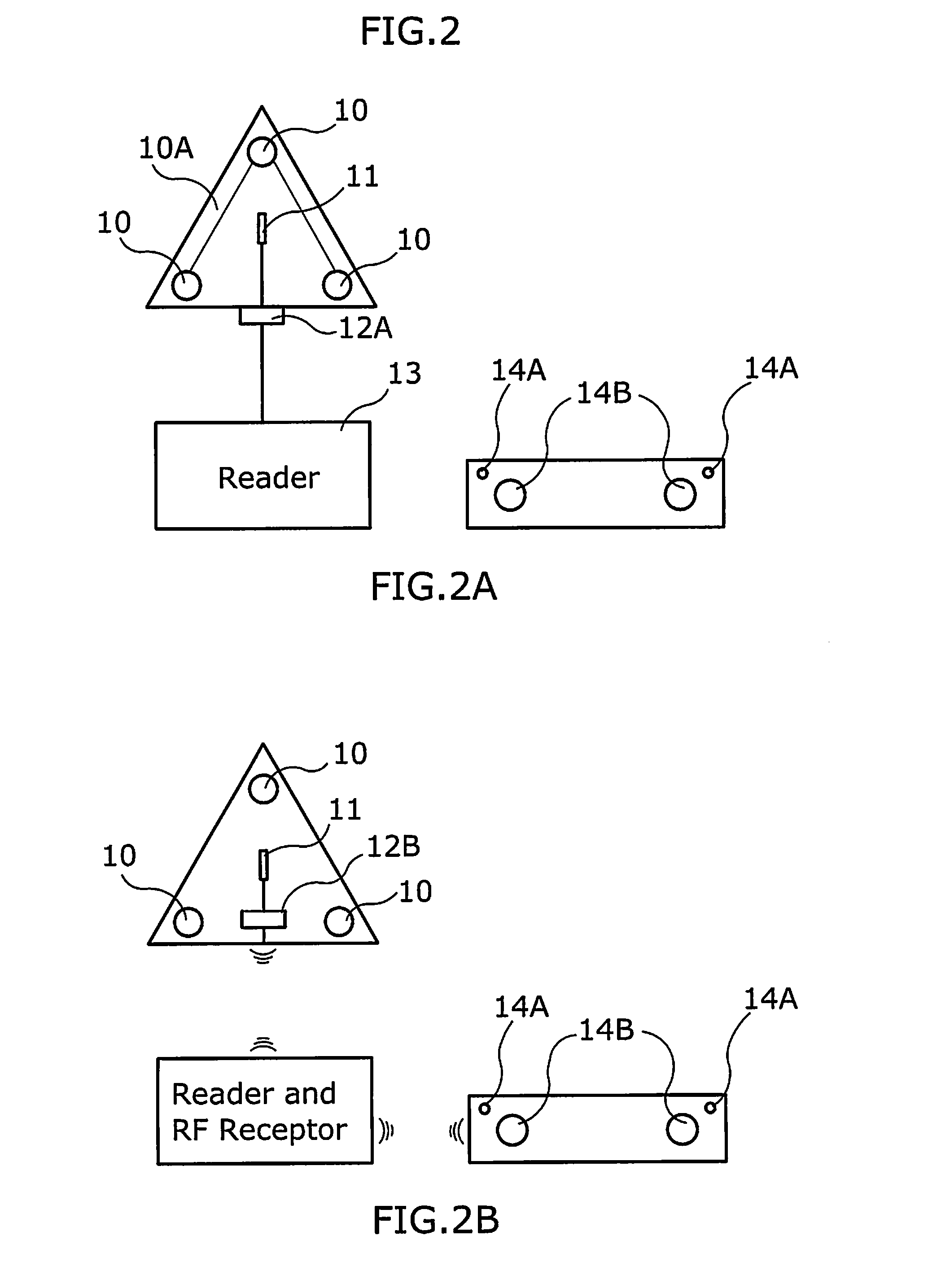 Radiation dosimeter with localization means and methods