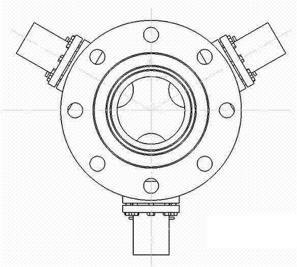 Large-diameter tool inductor operating under pressure