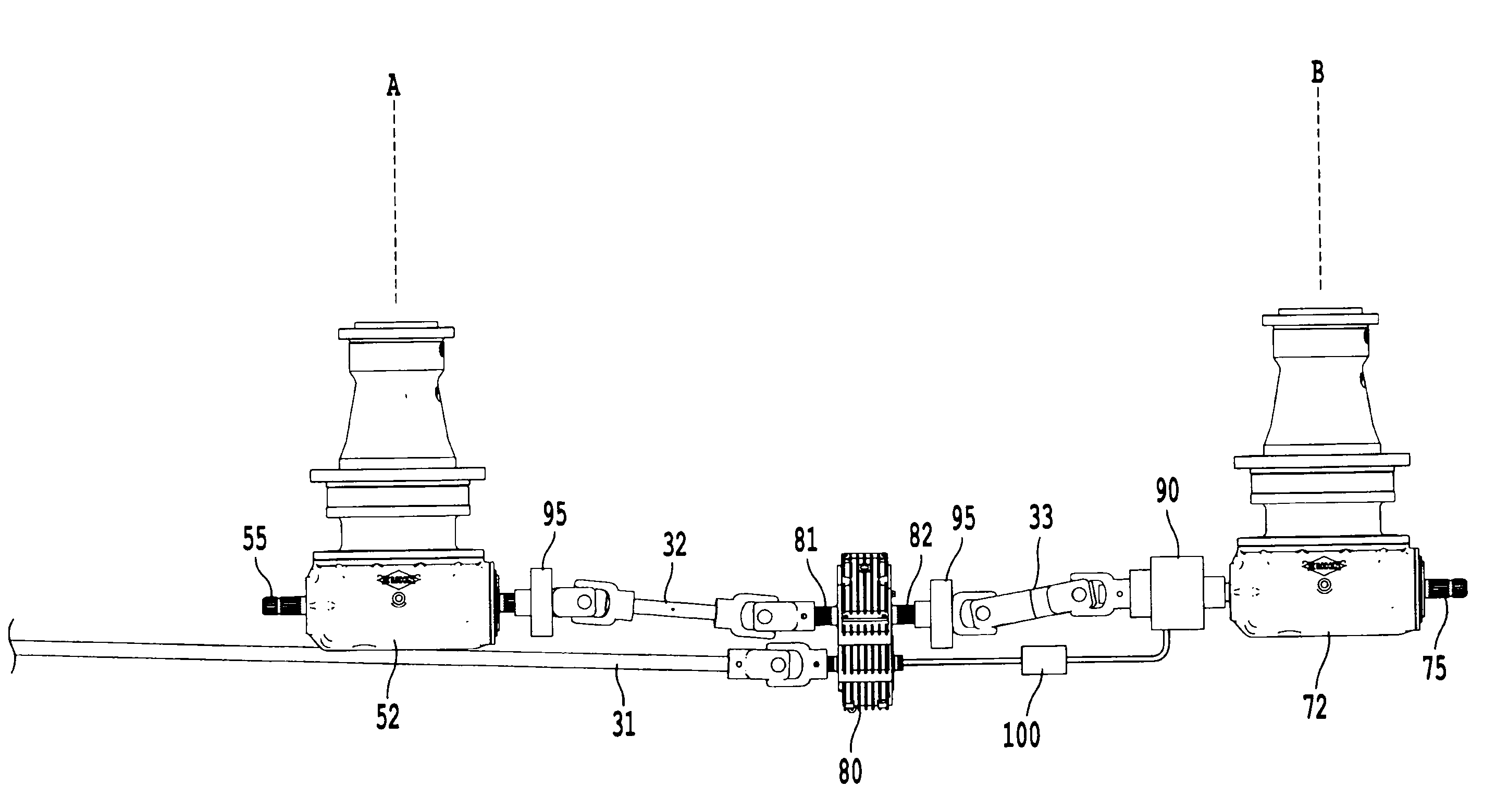 Sequential start clutch for a material mixing machine