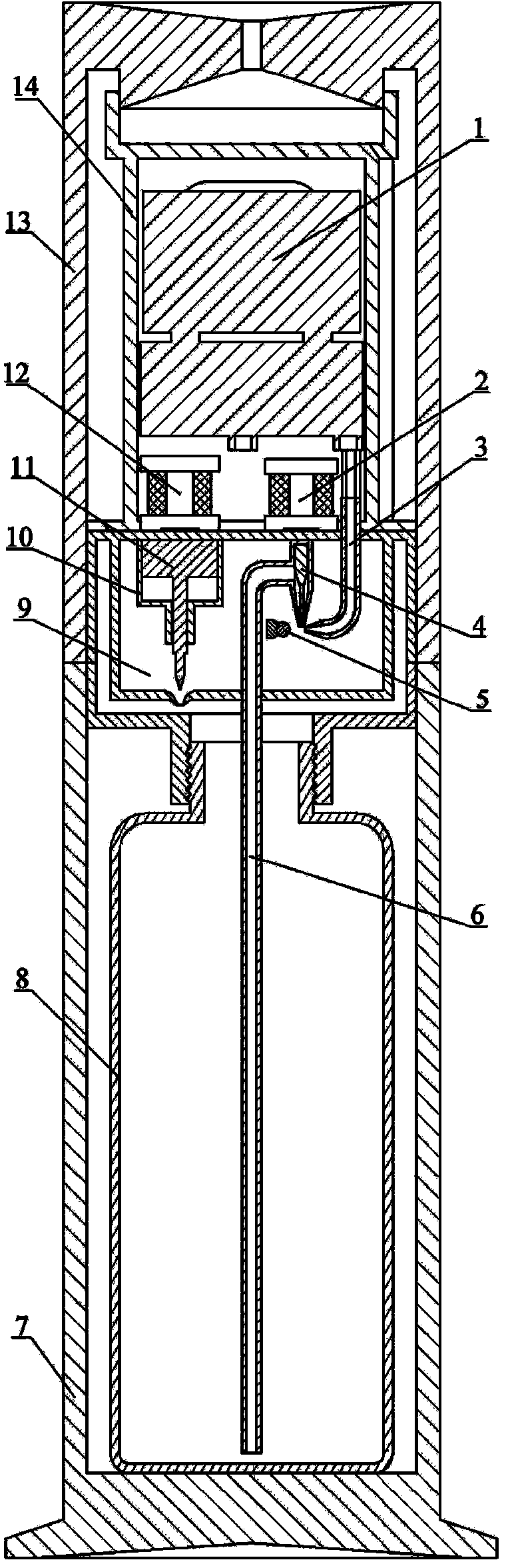 An essential oil siphon atomization aromatherapy device