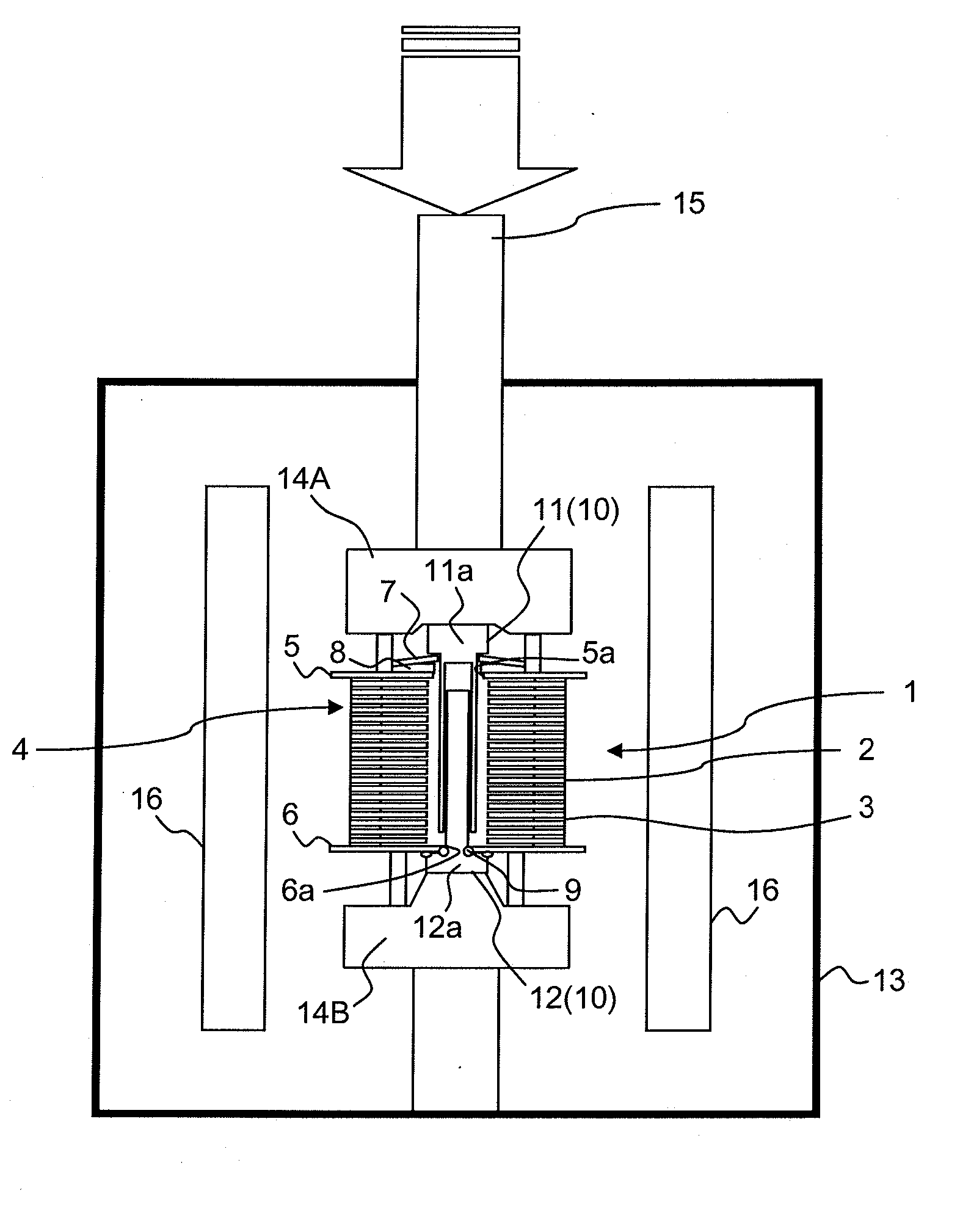 Fuel cell stack structure and fuel cell stack structure manufacturing method