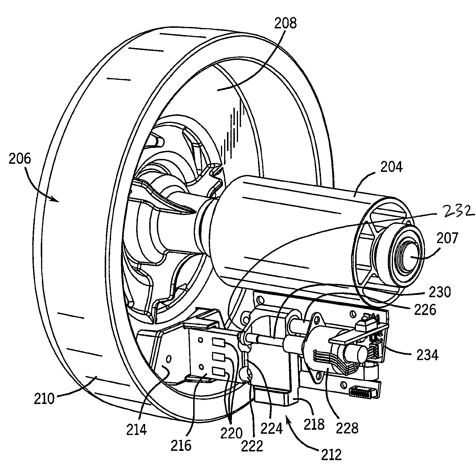 Power sensing eddy current resistance unit for an exercise device