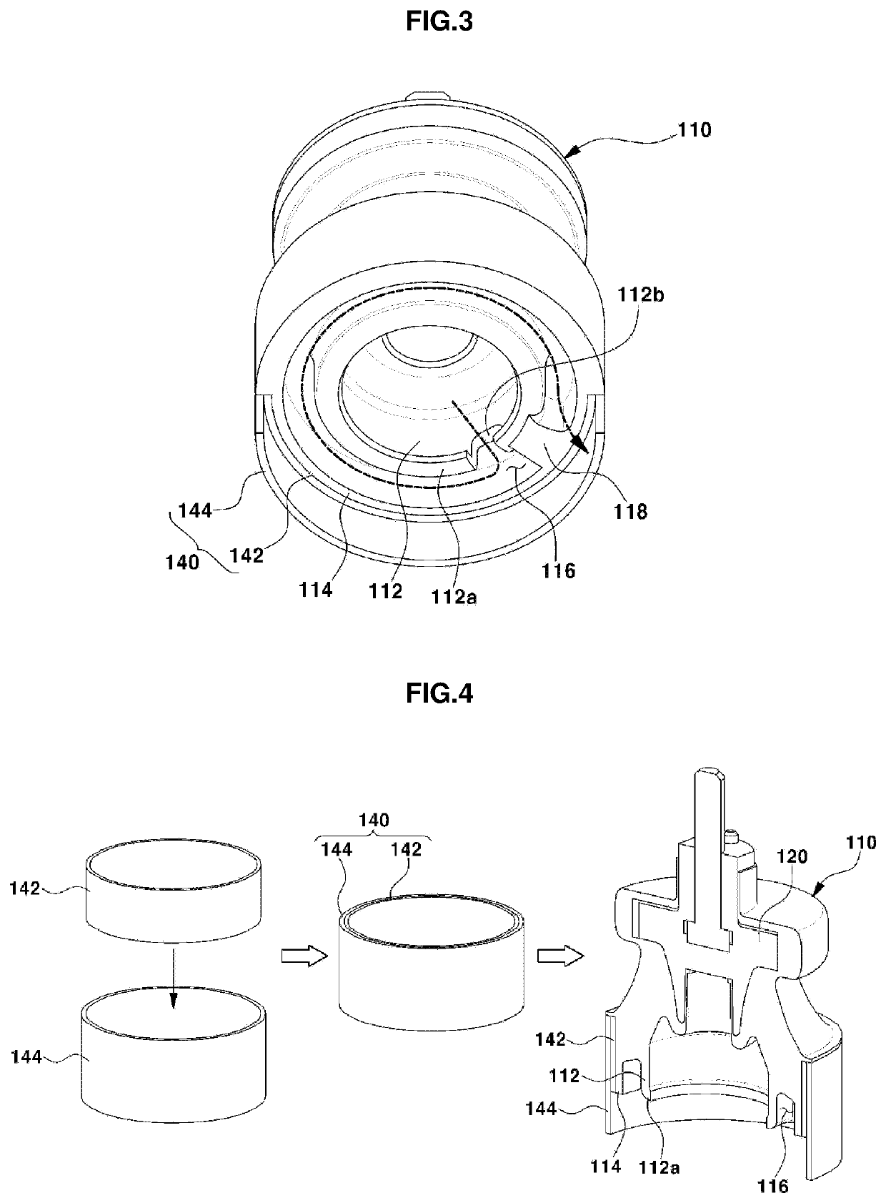 Fluid-sealed engine mount of vehicle