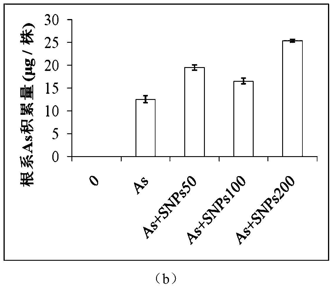 Novel material and method for promoting plant growth and arsenic-absorbing accumulation
