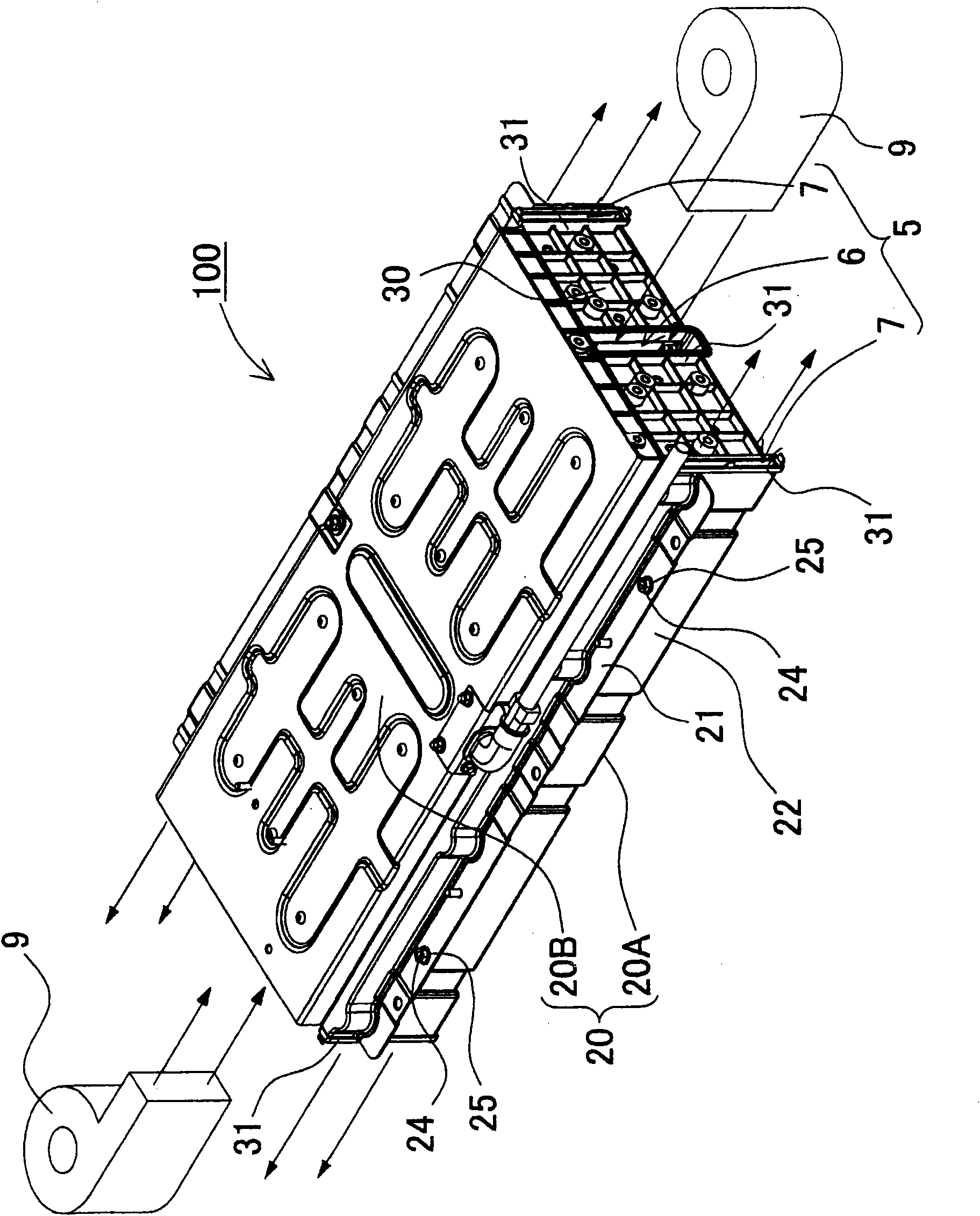 Power supply device and vehicle having the same