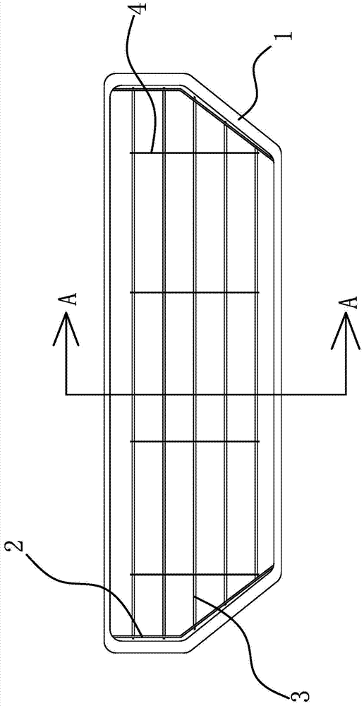 Variable air inlet grille of automobile radiator