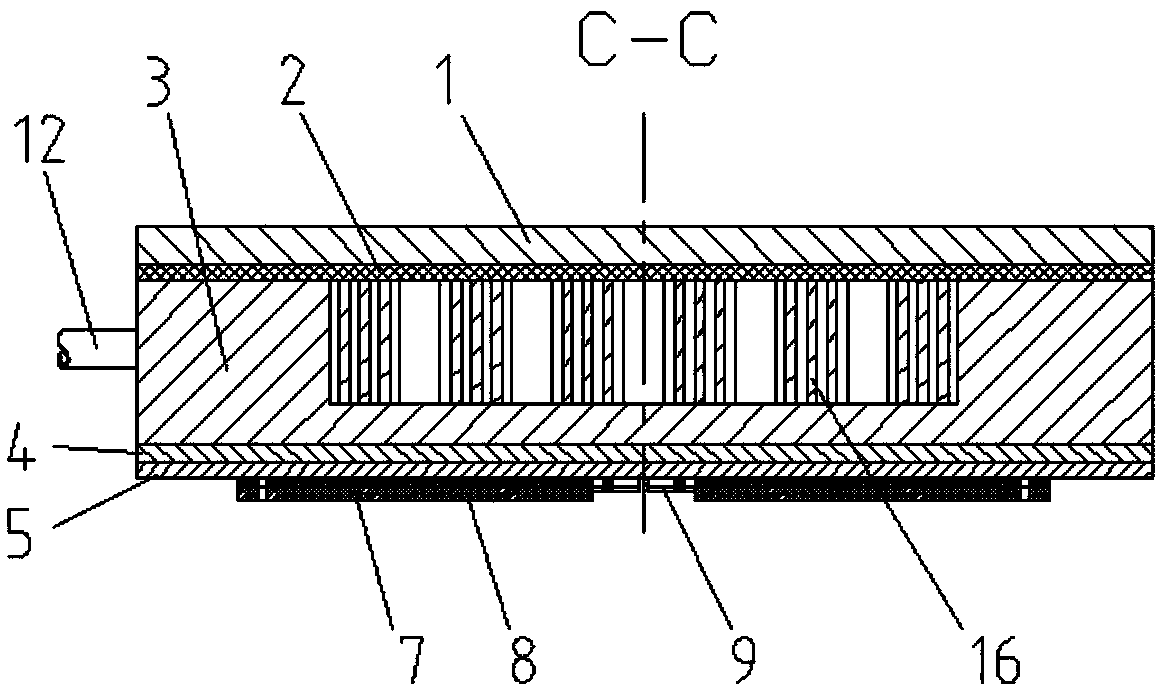 A kind of micro-filled concentrator based on metal substrate and preparation method thereof