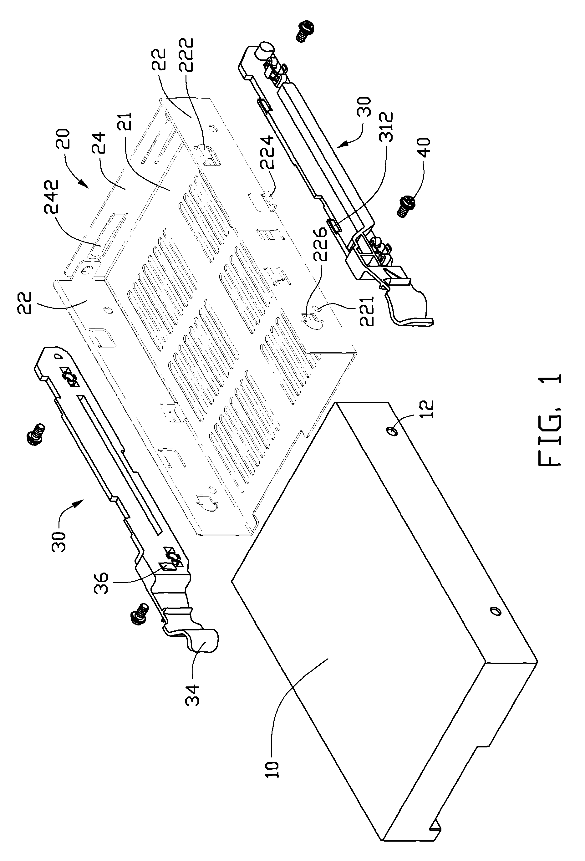 Storage device module and screw mounting structure of the same