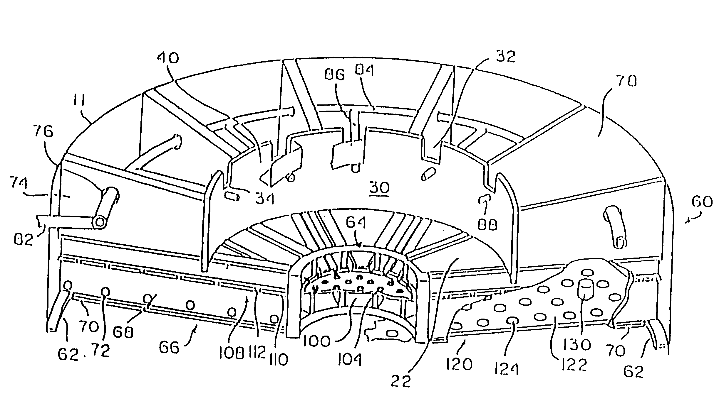 Reactor distribution apparatus and quench zone mixing apparatus