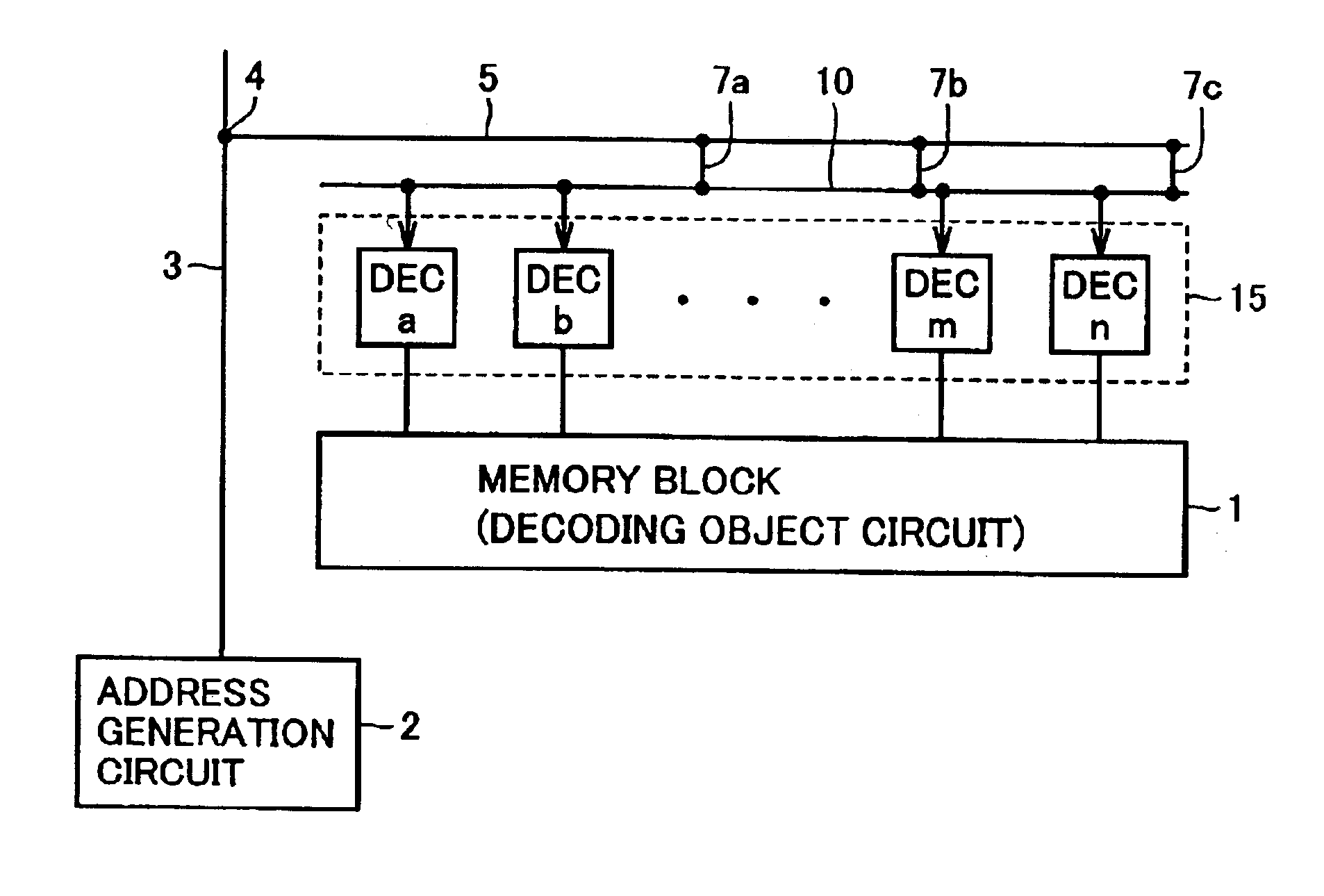 Semiconductor circuit device capable of high speed decoding