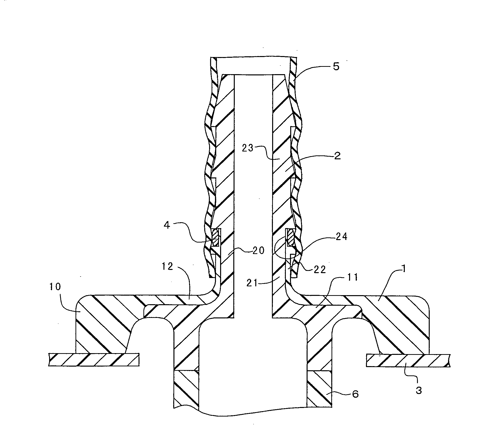 Resinous connector