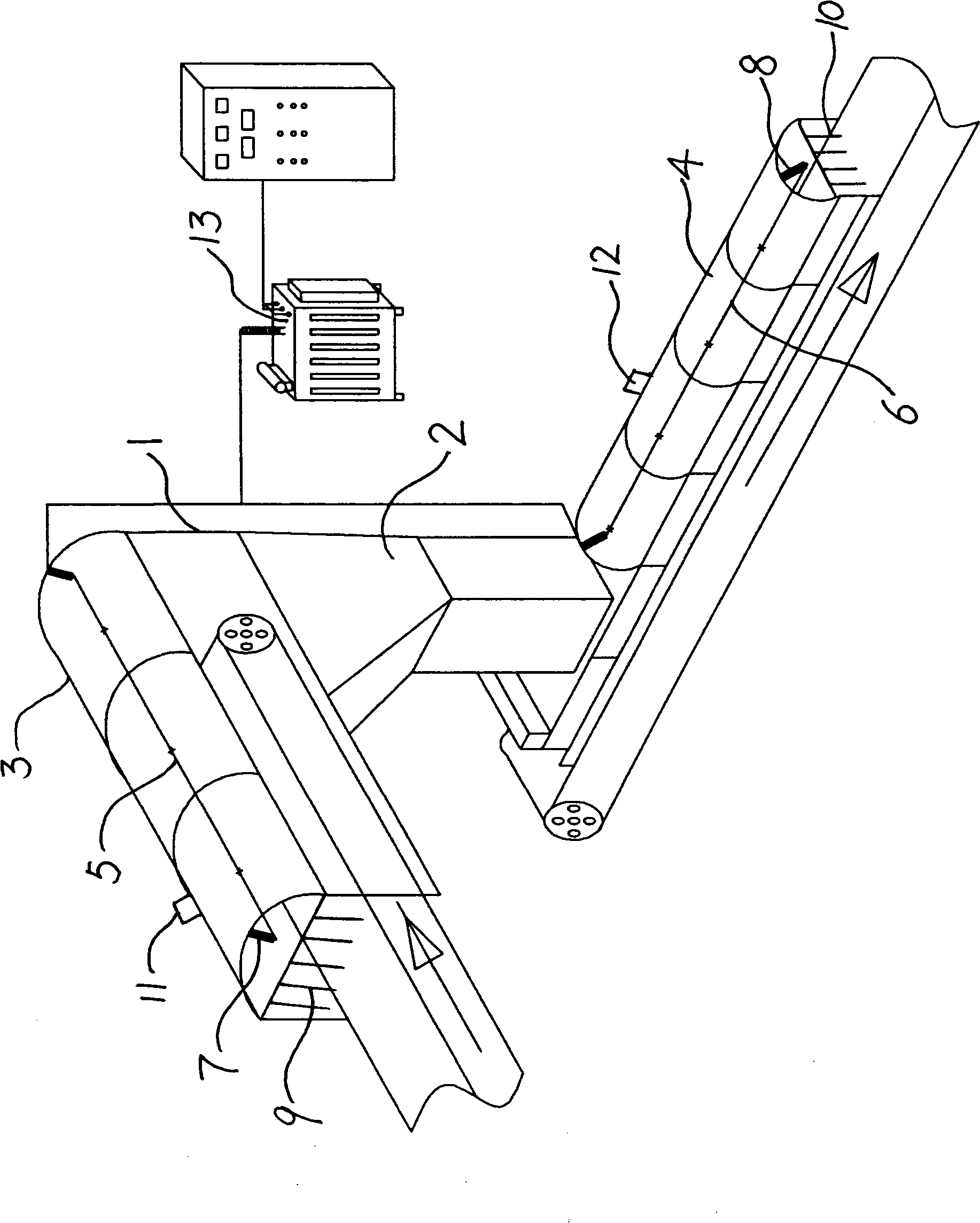 Electrostatic dust remover for belt transfer station