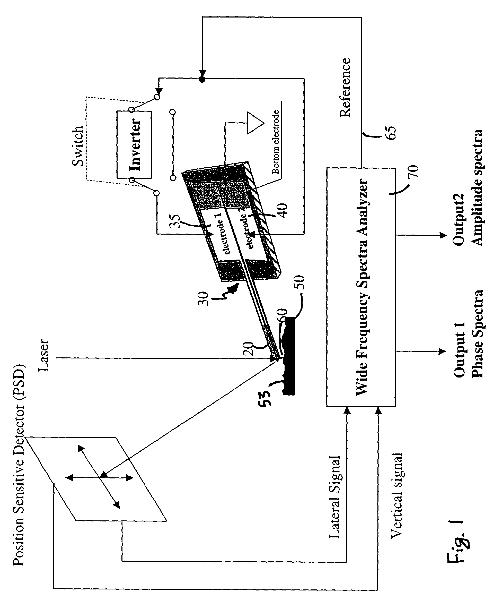 System for wide frequency dynamic nanomechanical analysis
