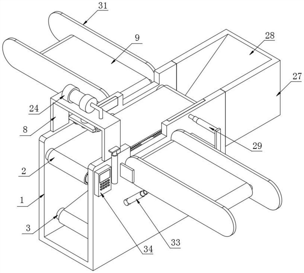 Article sorting and conveying equipment for logistics conveying