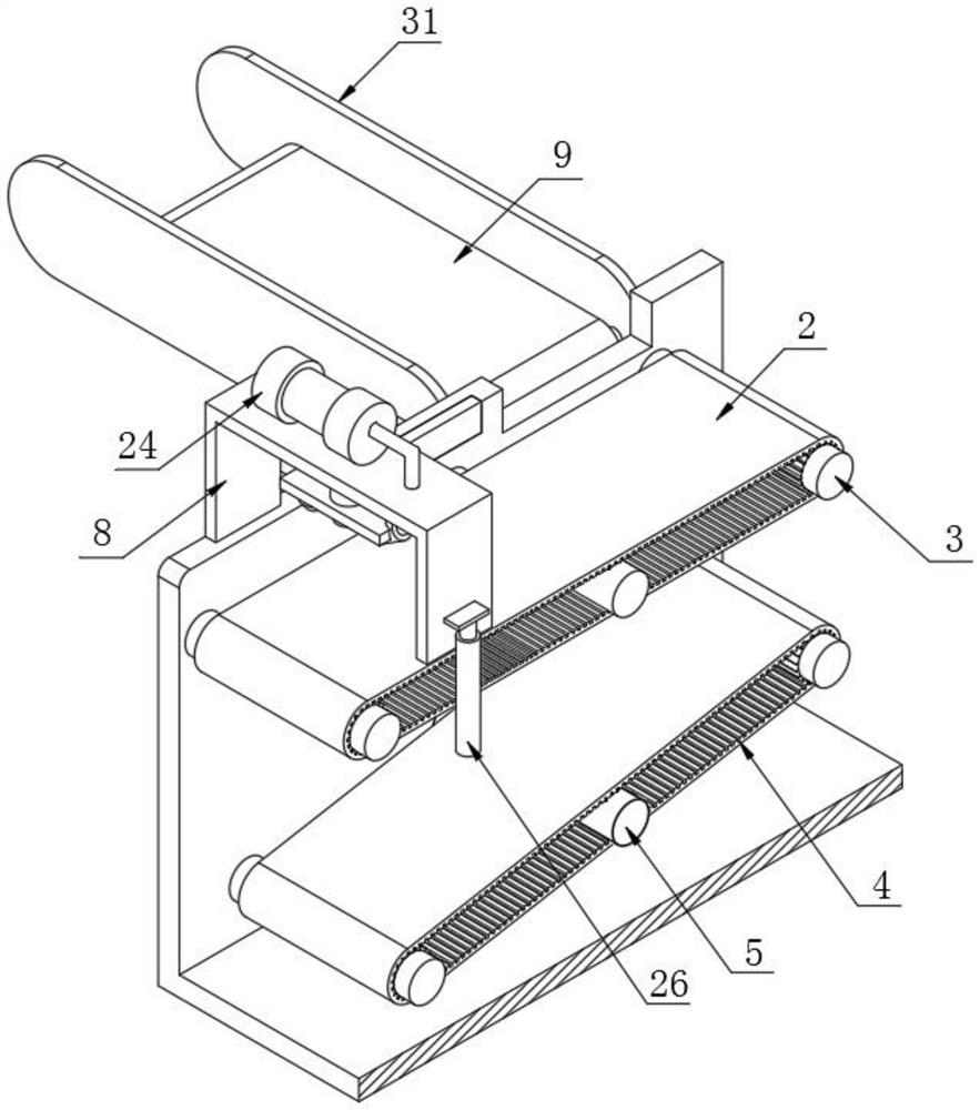 Article sorting and conveying equipment for logistics conveying