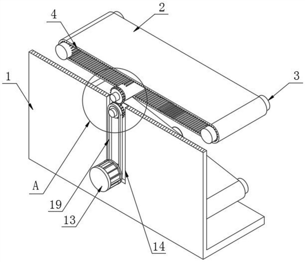 Article sorting and conveying equipment for logistics conveying