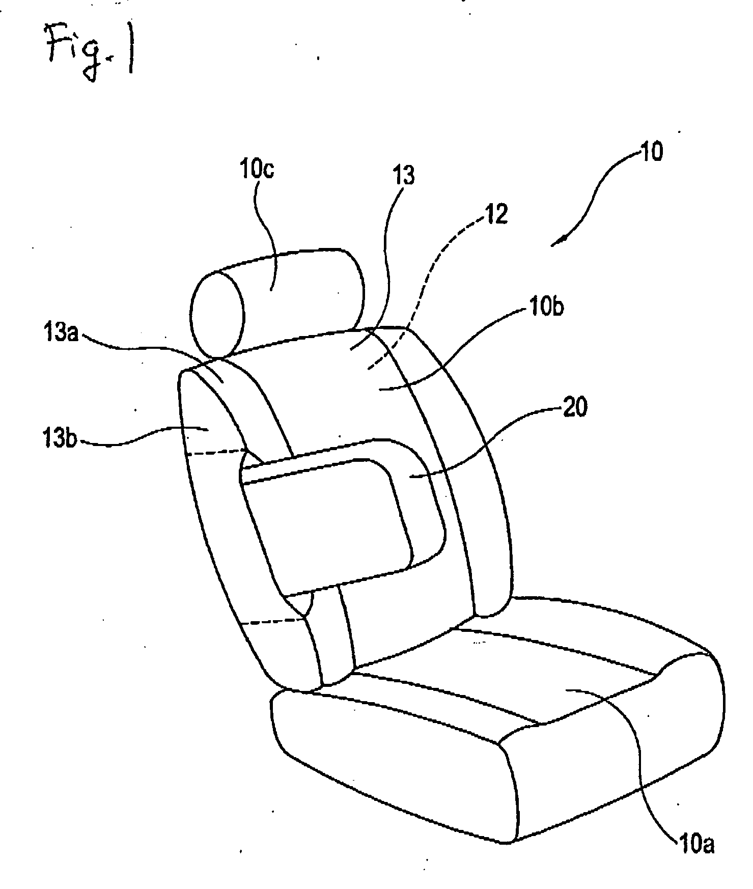 Seat with a side airbag