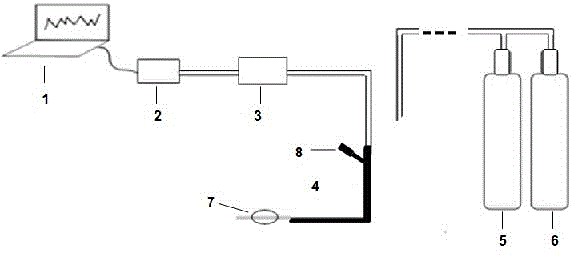 Lung collateral ventilation detection device