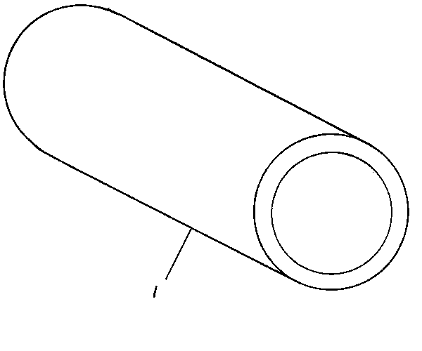 Thermoplastic large-pipe-diameter polytetrafluoroethylene thin-wall pipe
