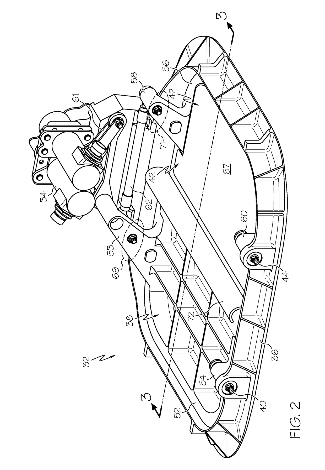 Cabin outflow valves having laterally-tapered sealing surfaces and cabin pressure control systems employing the same