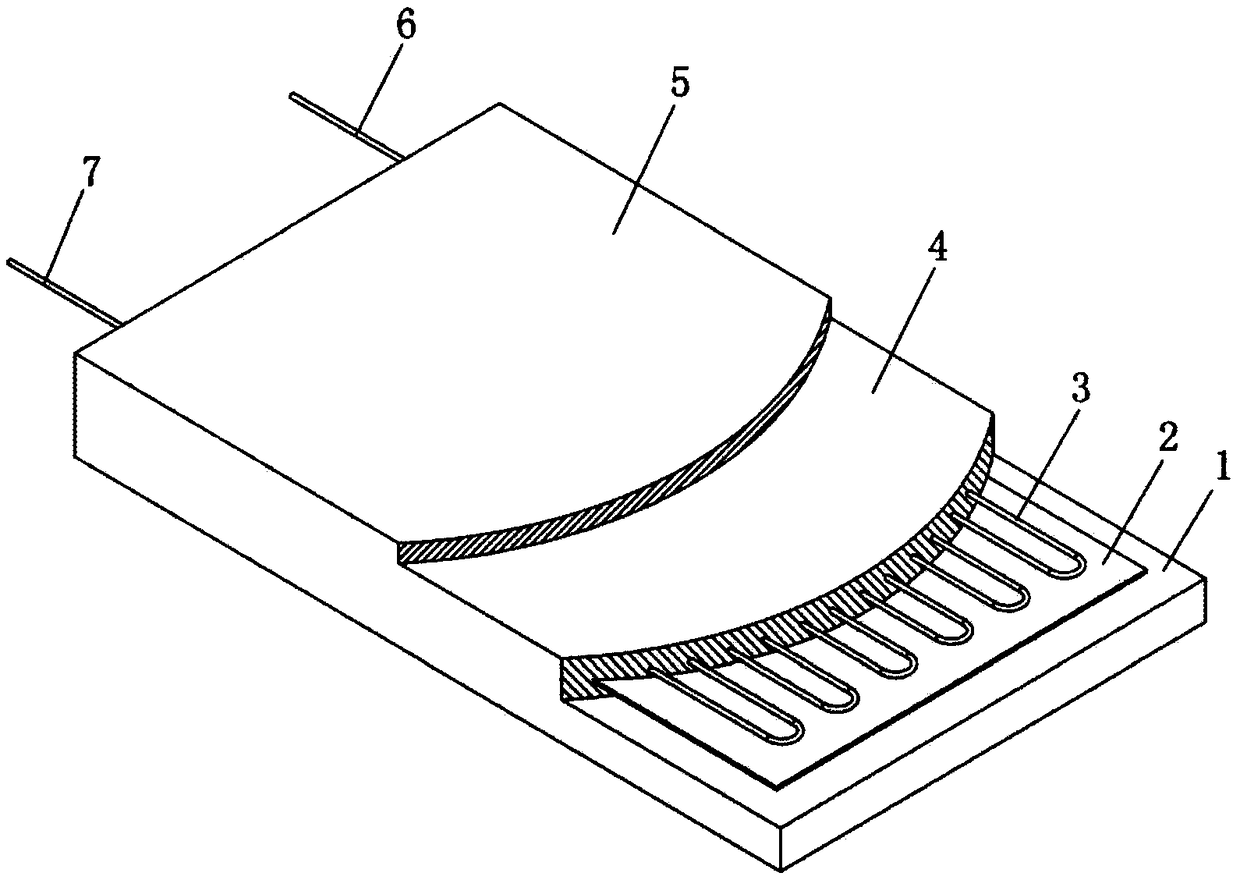 Electrothermal insulation and decoration integrated wall and floor tiles and preparation method thereof