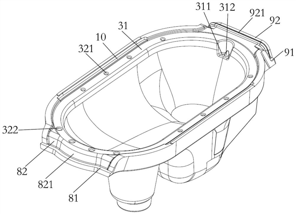 Production method of squatting pan capable of being automatically produced and squatting pan