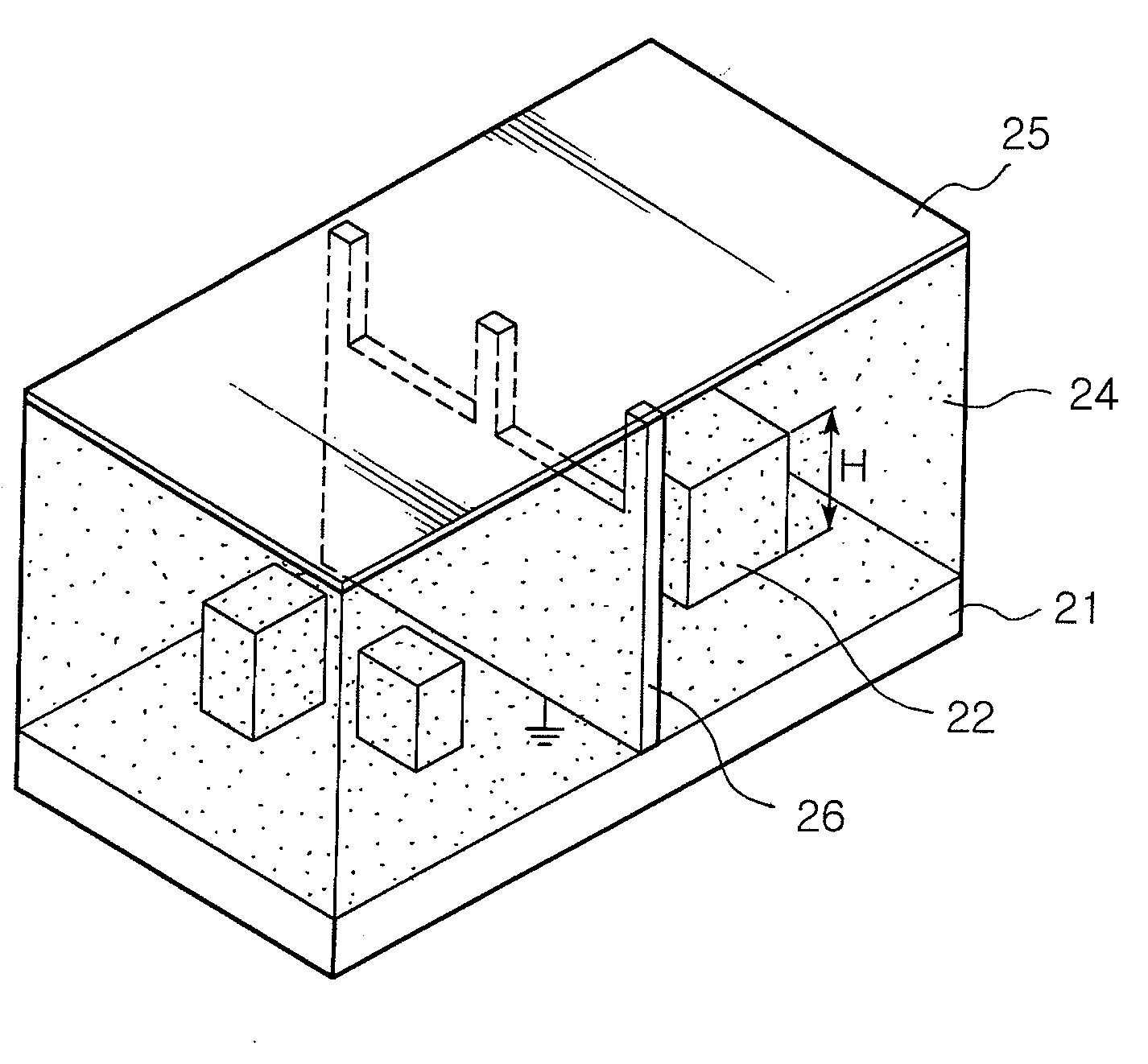 High frequency module using metal-wall and method of manufacturing the same