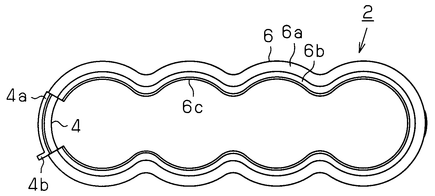 Partition member for cooling passage of internal combustion engine, cooling mechanism of internal combustion engine, and method for forming the cooling mechanism