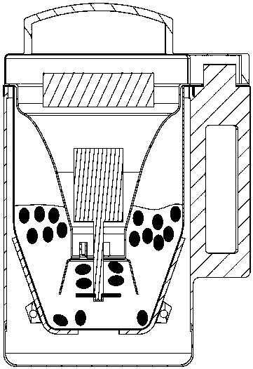 A kind of pulping method of soybean milk machine