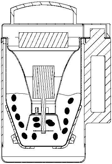 A kind of pulping method of soybean milk machine