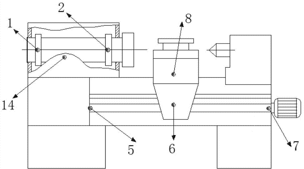 Selection optimization method of numerically-controlled machine tool thermal error compensation modeling temperature measuring point combination